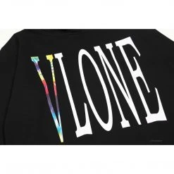 HypeYourBeast Hoodies & Jackets Vlone Hoodie Black Rainbow