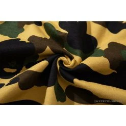 Hypeyourbeast Clothes BAPE KIDS Color Ape Head Camouflage Tee Shirt 'YELLOW'