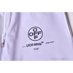 Hypeyourbeast OFF-WHITE 99 X Pink Arrow Shorts 'WHITE' Pants 17 Hypeyourbeast OFF-WHITE 99 X Pink Arrow Shorts 'WHITE' Pants