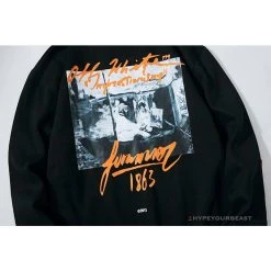 Hypeyourbeast OFF-WHITE CO VIRGIL ABLOH 1863 Monet Hoodie 'BLACK' Hoodies & Jackets