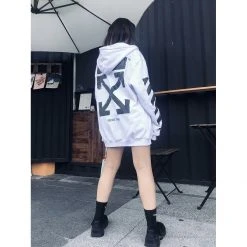 HypeYourBeast Hoodies & Jackets Off White Hoodie White & Black