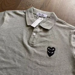 Hypeyourbeast CDG Polo Shirt Grey Shirts