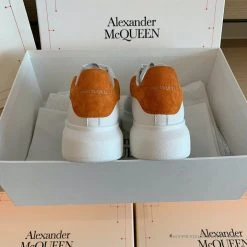 Hypeyourbeast Alexander McQueen Women's White / Orange Sneaker