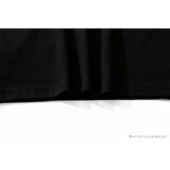 Hypeyourbeast Clothes BAPE Ape Head Blue X Yellow Contrast Letter Tee Shirt