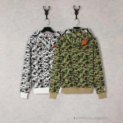 HypeYourBeast Bape Green Camouflage Hoodie