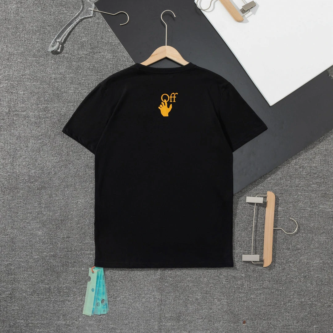Hypeyourbeast T-Shirts OFF-WHITE Orange Hand Tee Shirt 'BLACK' 2 Hypeyourbeast T-Shirts OFF-WHITE Orange Hand Tee Shirt 'BLACK'
