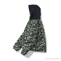 Hypeyourbeast BAPE X FCRB Joint Double Zip Camouflage Hoodie 'GREEN'