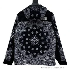 HypeYourBeast Supreme X TNF Bandana Jacket Black Hoodies & Jackets