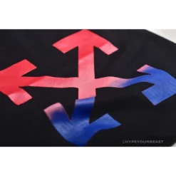 Hypeyourbeast Pants OFF-WHITE Gradient Series Shorts 'BLACK'