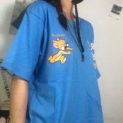 Hypeyourbeast OFF-WHITE Jerry Move Faster Tee Shirt 'BLUE' 40 Hypeyourbeast OFF-WHITE Jerry Move Faster Tee Shirt 'BLUE'