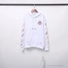 Hypeyourbeast OFF-WHITE Rubber Strip Arrow Hoodie 'WHITE' Hoodies & Jackets