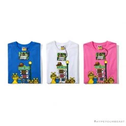 Hypeyourbeast BAPE Baby Milo Sesame Street Carp Streamer Tee Shirt 'WHITE' Clothes