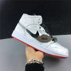 Hypeyourbeast Air Jordan 1 Mid X CLOT White