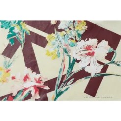 Hypeyourbeast OFF-WHITE Flower Edition Tee Shirt 'BEIGE' T-Shirts