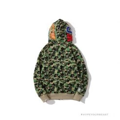 HypeYourBeast BAPE Camo Hoodie Shark Head 'GREEN'