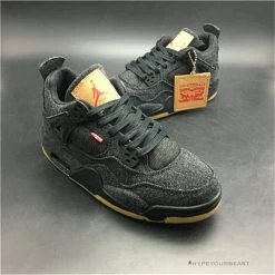 Hypeyourbeast Jordan 4 X Levis Black