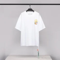 Hypeyourbeast T-Shirts OFF-WHITE Hawaiian Cow Arrow Tee Shirt "WHITE'