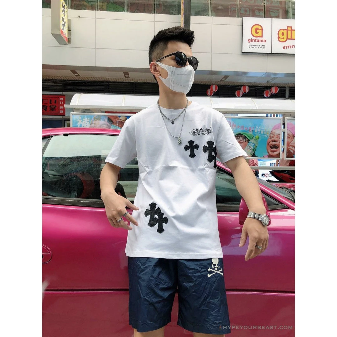 Hypeyourbeast T-Shirts OFF-WHITE Chrome Hearts Tee Shirt 'WHITE' 5 Hypeyourbeast T-Shirts OFF-WHITE Chrome Hearts Tee Shirt 'WHITE'