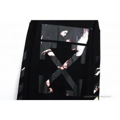 Hypeyourbeast OFF-WHITE Angel Jesus Religious Print Hoodie 'BLACK' Hoodies & Jackets