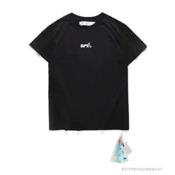 Hypeyourbeast OFF-WHITE Mickey Bluff Face Tee Shirt 'BLACK'