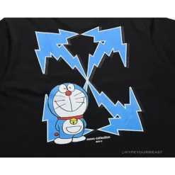 Hypeyourbeast OFF-WHITE Spoof Doraemon Arrow Tee Shirt 'BLACK' T-Shirts 15 Hypeyourbeast OFF-WHITE Spoof Doraemon Arrow Tee Shirt 'BLACK' T-Shirts