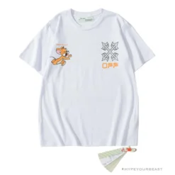 Hypeyourbeast T-Shirts OFF-WHITE Jerry Move Faster Tee Shirt 'WHITE'