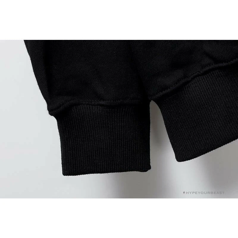 Hypeyourbeast OFF-WHITE New Madonna Painting Cotton Terry Long Sleeve Shirt 'BLACK' Shirts 9 Hypeyourbeast OFF-WHITE New Madonna Painting Cotton Terry Long Sleeve Shirt 'BLACK' Shirts