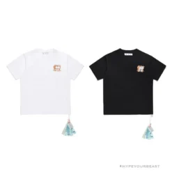 Hypeyourbeast OFF-WHITE Year Of The Ox Doraemon Arrow Tee Shirt 'WHITE' 5 Hypeyourbeast OFF-WHITE Year Of The Ox Doraemon Arrow Tee Shirt 'WHITE'