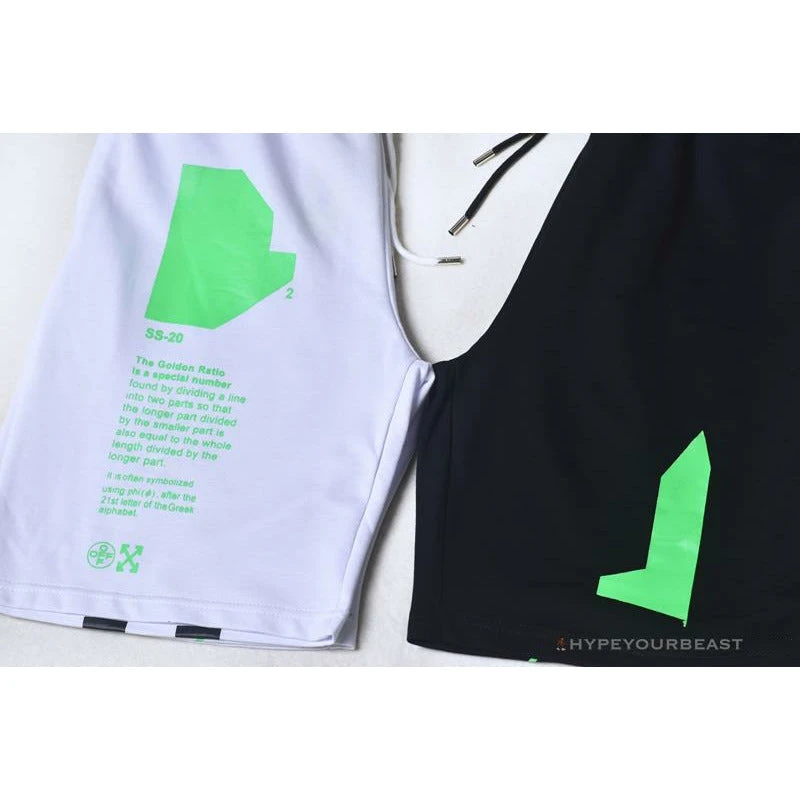 Hypeyourbeast OFF-WHITE Golden Ratio Shorts 'BLACK' Pants 6 Hypeyourbeast OFF-WHITE Golden Ratio Shorts 'BLACK' Pants