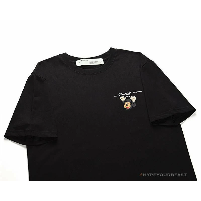 Hypeyourbeast OFF-WHITE Disney Spring X Summer Mickey With Pluto Tee Shirt 'BLACK' T-Shirts 3 Hypeyourbeast OFF-WHITE Disney Spring X Summer Mickey With Pluto Tee Shirt 'BLACK' T-Shirts