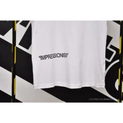 Hypeyourbeast OFF-WHITE 99 Pink Arrow Tee Shirt 'WHITE' 11 Hypeyourbeast OFF-WHITE 99 Pink Arrow Tee Shirt 'WHITE'
