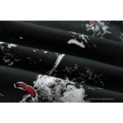 Hypeyourbeast Pants OFF-WHITE Hot Starry Sky Fireworks Shorts 'BLACK'