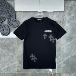 Hypeyourbeast OFF-WHITE Chrome Hearts Tee Shirt 'BLACK' T-Shirts