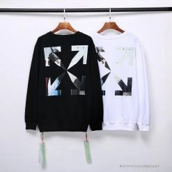 Hypeyourbeast Shirts OFF-WHITE The Kiss Long Sleeve Shirt 'BLACK'