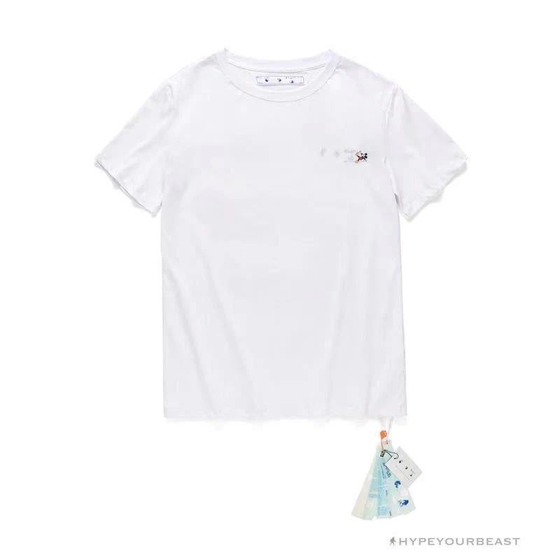 Hypeyourbeast OFF-WHITE Mickey Limited Arrow Tee Shirt 'WHITE' 1 Hypeyourbeast OFF-WHITE Mickey Limited Arrow Tee Shirt 'WHITE'