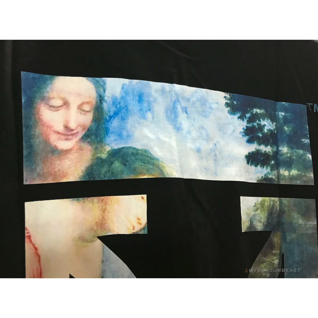 Hypeyourbeast OFF-WHITE The Virgin And Child With Saint Anne Tee Shirt 'BLACK' T-Shirts 8 Hypeyourbeast OFF-WHITE The Virgin And Child With Saint Anne Tee Shirt 'BLACK' T-Shirts