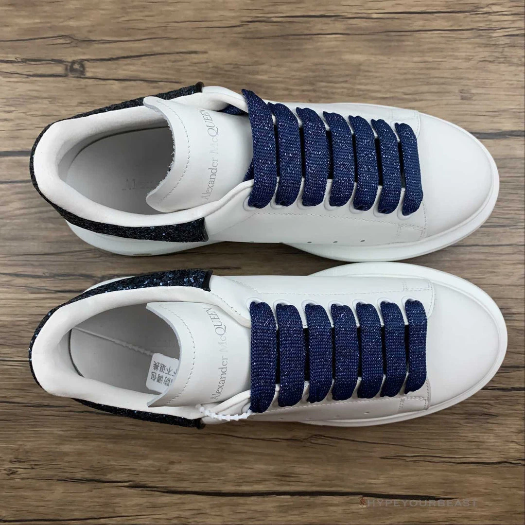 HypeYourBeast Alexander McQueen White / Blue Sparkle A. Mcqueen 5 HypeYourBeast Alexander McQueen White / Blue Sparkle A. Mcqueen