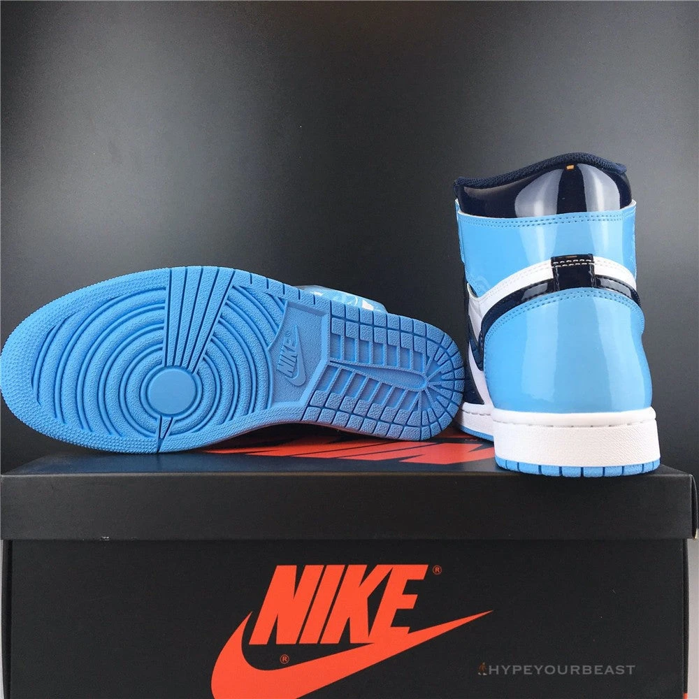 Hypeyourbeast Air Jordan 1 Retro High UNC Patent 7 Hypeyourbeast Air Jordan 1 Retro High UNC Patent