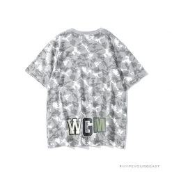 Hypeyourbeast BAPE Digital Pixel Camouflage Tee Shirt 'GREY'