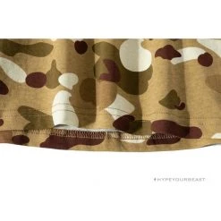 Hypeyourbeast Clothes BAPE Military Style Desert Camouflage Tee Shirt 'YELLOW'
