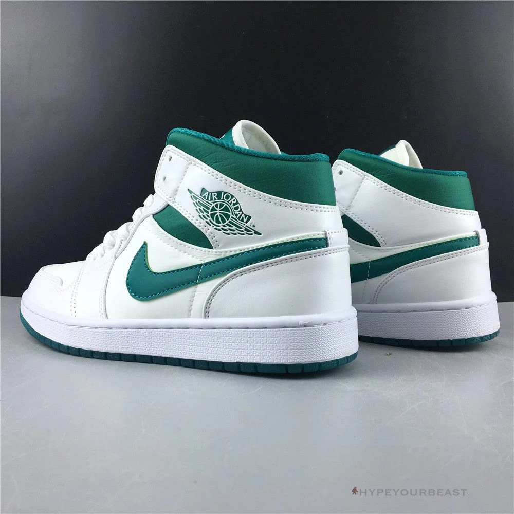 Hypeyourbeast Air Jordan 1 Mid White Mystic Green 3 Hypeyourbeast Air Jordan 1 Mid White Mystic Green