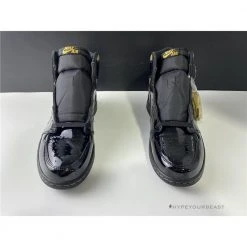 Hypeyourbeast Air Jordan 1 High 'Black Metallic Gold'