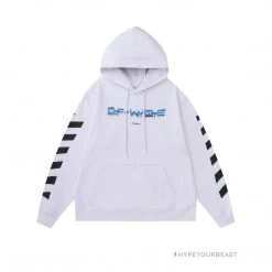 HypeYourBeast Off White Hoodie Looney - White