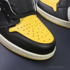 HypeYourBeast Air Jordan 1 High Yellow Toe Black White