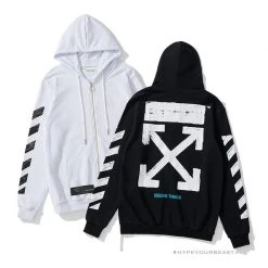 HypeYourBeast Off White Hoodie Seeing Things White Hoodies & Jackets