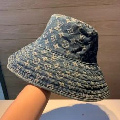 HypeYourBeast Hats LV Bucket Hat Blue