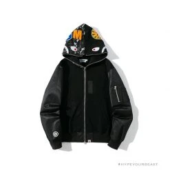Hypeyourbeast BAPE Digital Pixel Camouflage Hoodie 'BLACK' Clothes