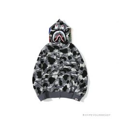 Hypeyourbeast BAPE Shark Head STA Star Camouflage Hoodie 'BLACK' 22 Hypeyourbeast BAPE Shark Head STA Star Camouflage Hoodie 'BLACK'