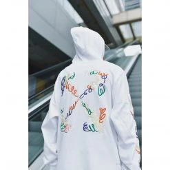 HypeYourBeast Off White Hoodie Embroidered White