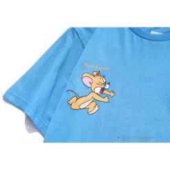 Hypeyourbeast OFF-WHITE Jerry Move Faster Tee Shirt 'BLUE' 25 Hypeyourbeast OFF-WHITE Jerry Move Faster Tee Shirt 'BLUE'